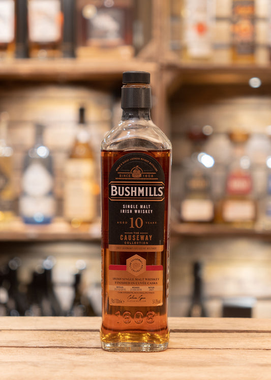 BUSHMILLS 10 Years Causeway Irish Whiskey