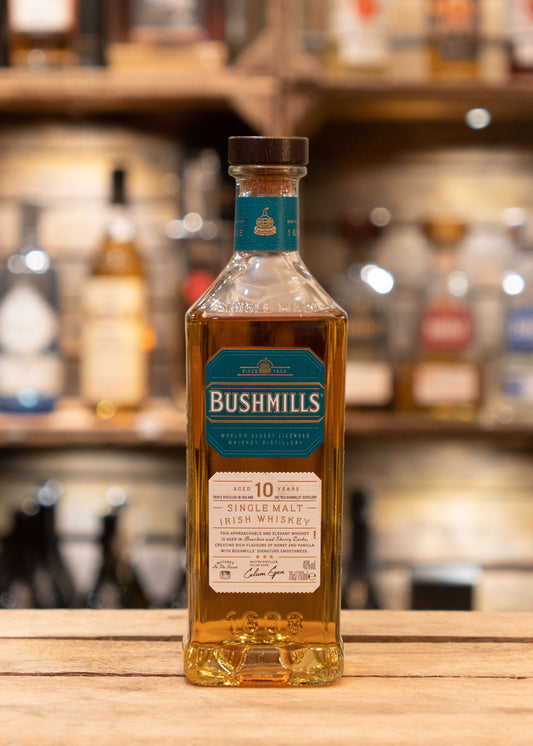 BUSHMILLS 10 Years Single Malt Irish Whiskey