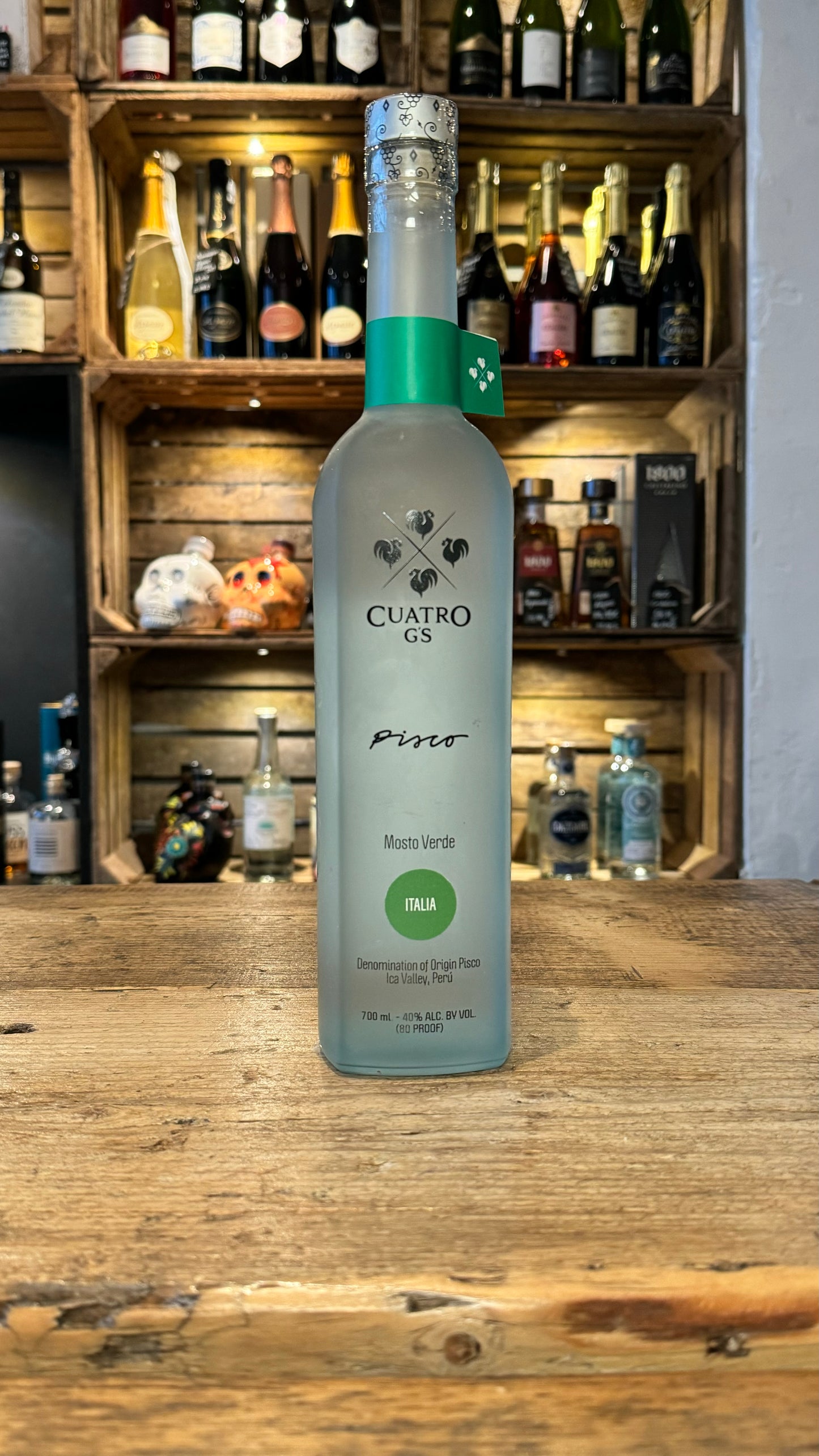 Cuatro Gs Pisco Mosto Verde Italia