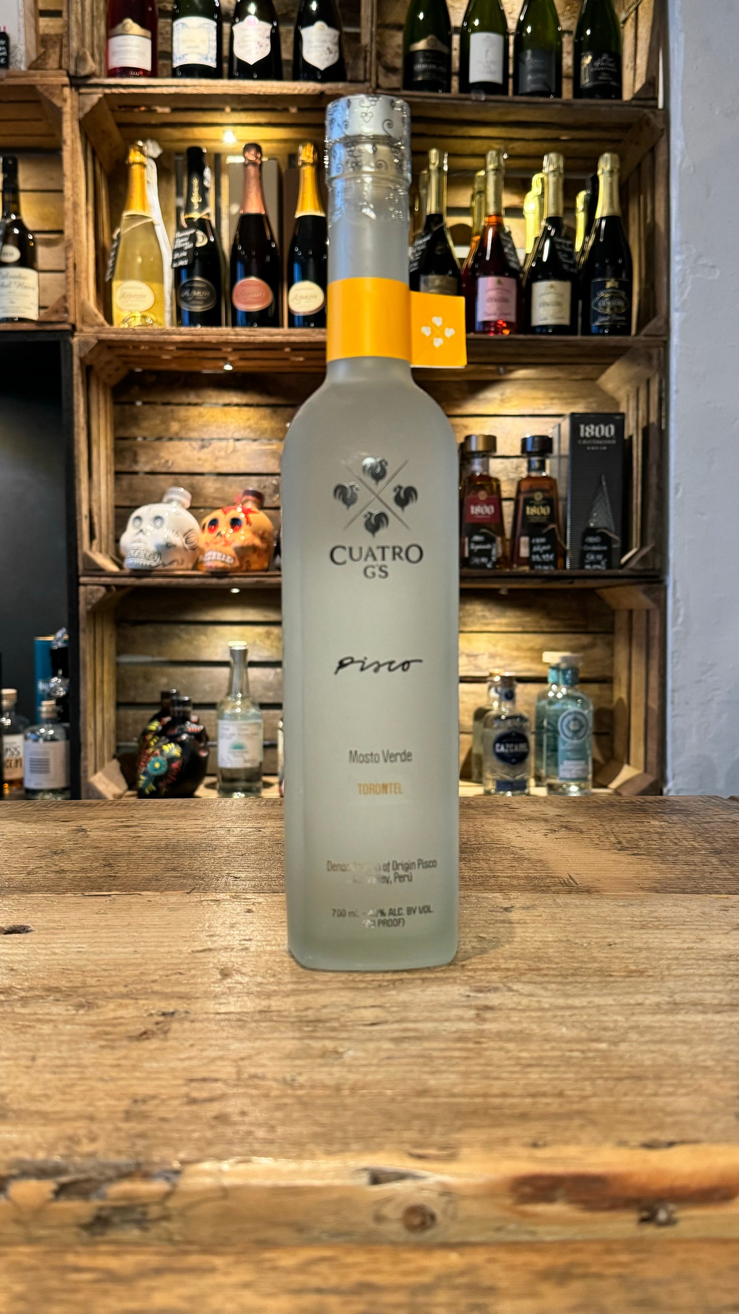 Cuatro Gs Pisco Mosto Verde Torontel