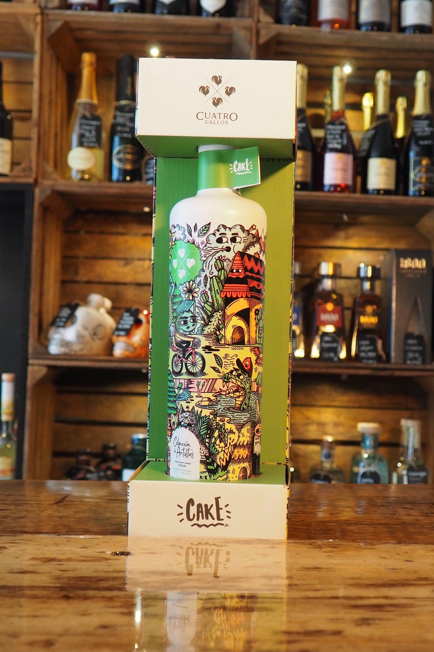Cuatro Gs Pisco Coleccion de Artistas 2023 Mosto Verde Torontel